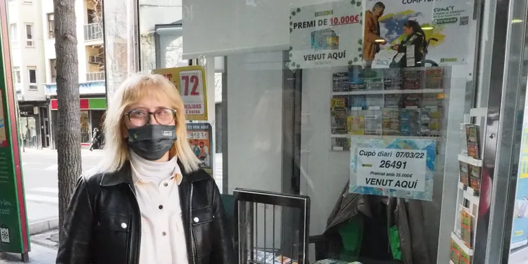 El quiosc de l'ONCE de l'avinguda Pau Claris reparteix 350.000 euros a la Seu d'Urgell
