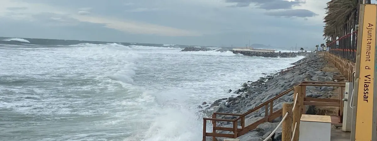 Alerta per temporal marítim i per fort vent al Maresme aquest cap de setmana