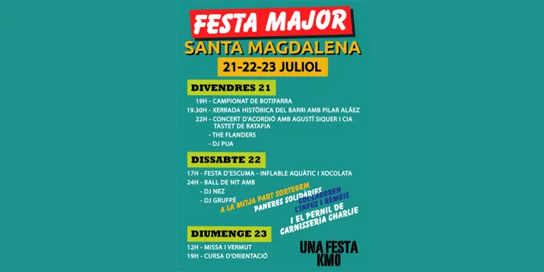 El barri de Santa Magdalena celebra la seva Festa Major