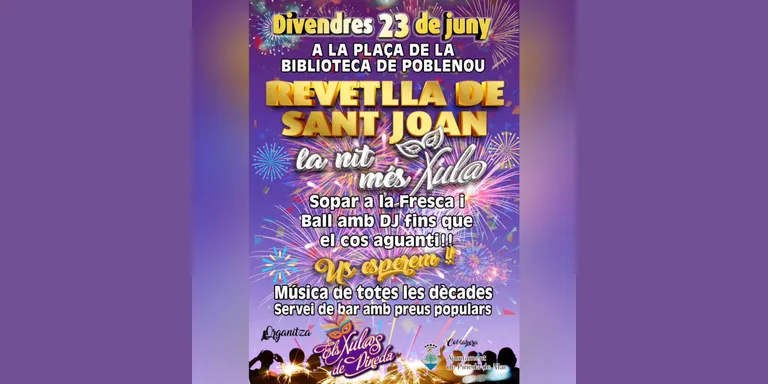 'La nit més Xul@!', la revetlla de Sant Joan a Poblenou