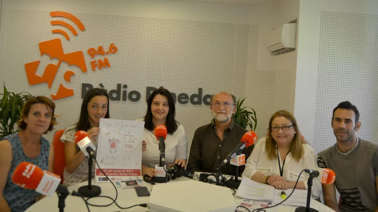 Alba Vargas (Escola Aloc), guanyadora del concurs de cartells del Dia Mundial sense Tabac