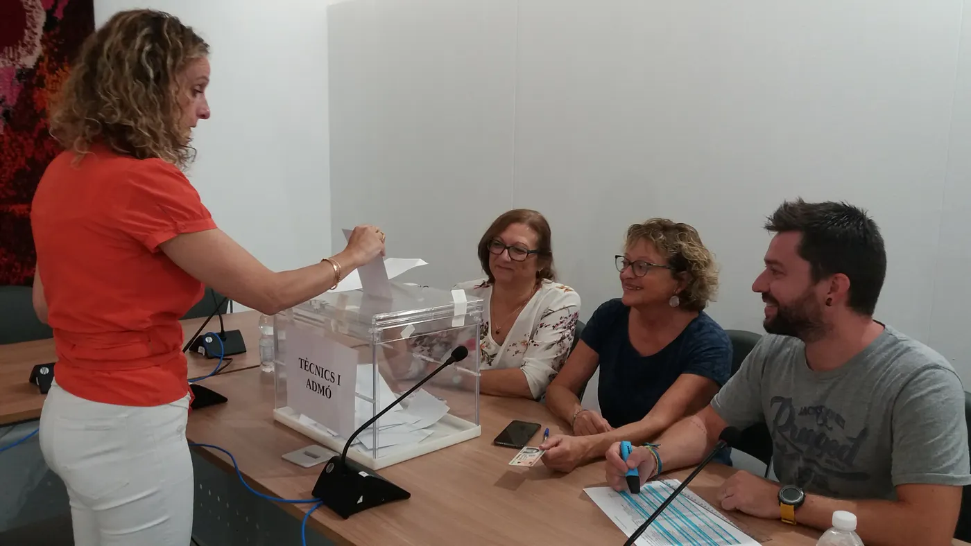 Avui s'han fet Eleccions Sindicals a l'Ajuntament de Pineda
