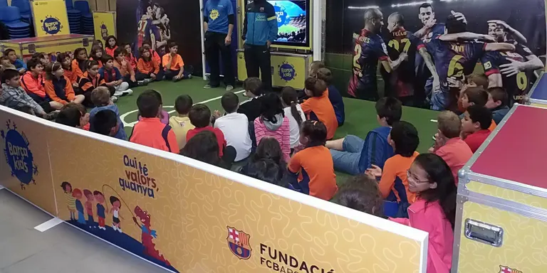 El programa Barçakids, de nou a l'Escola Albert Vives