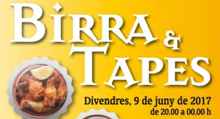 Cartell del 'Birra and Tapes'