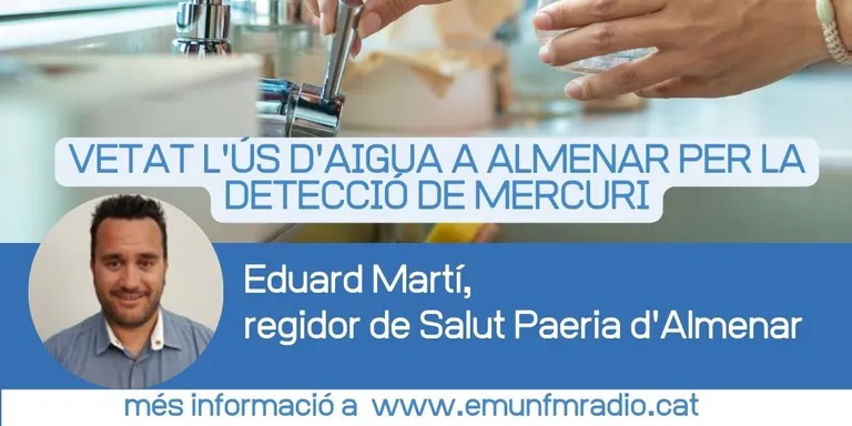 Veten l'ús d'aigua a Almenar per la detecció de mercuri en una font pública