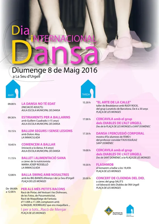 La Seu commemora el Dia Internacional de la Dansa amb més d'una dotzena d'activitats