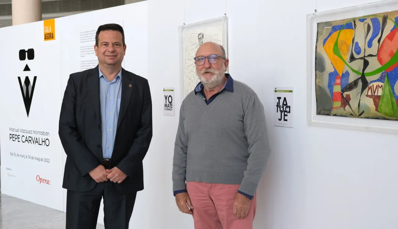 La Sala Àgora de Cambrils acull l'exposició col·lectiva en homenatge a Manuel Vázquez Montalbán