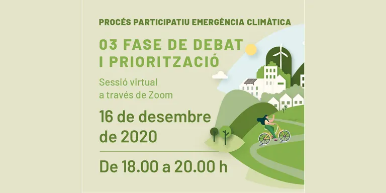 Comença la segona part del disseny participatiu del Pla d'Acció Climàtica
