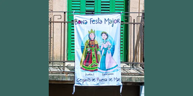 Es posa a la venda un domàs dels Gegants per celebrar la Festa Major de Pineda