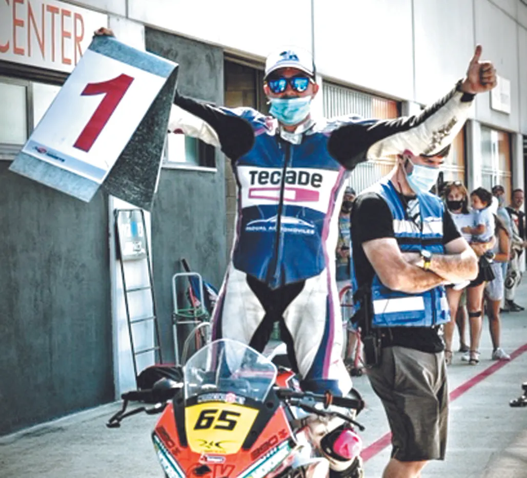 Pablo Alonso, el piloto utrerano subcampeón de la KTM Cup