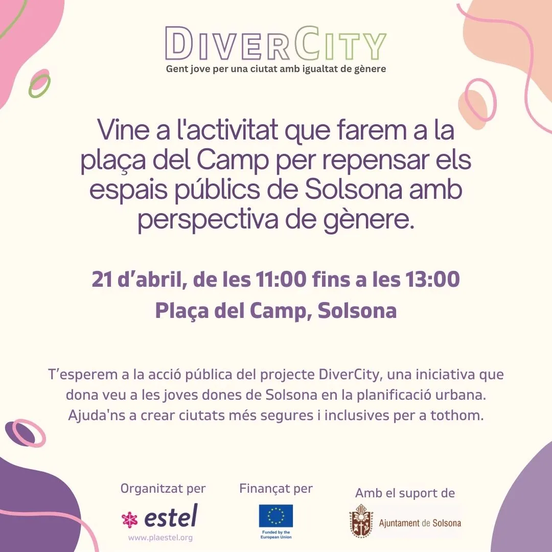 Solsona tanca diumenge un projecte europeu per repensar els espais públics de la ciutat amb perspectiva de gènere