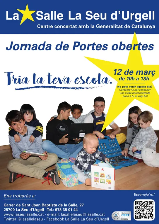 Jornada de portes obertes al Col·legi la Salle de la Seu d’Urgell