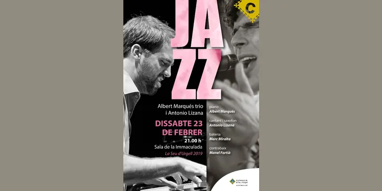 Concert de jazz a la Seu d’Urgell amb Albert Marqués Trio i Antonio Lizana