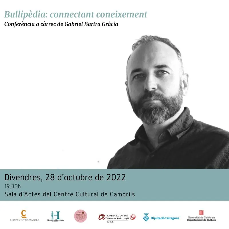 El cambrilenc Gabriel Bartra explicarà què és la Bullipèdia aquest divendres al Centre Cultural