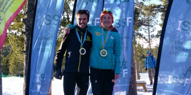 Jan Margarit i Laia Andreu es proclamen campions d'Europa de raquetes de neu