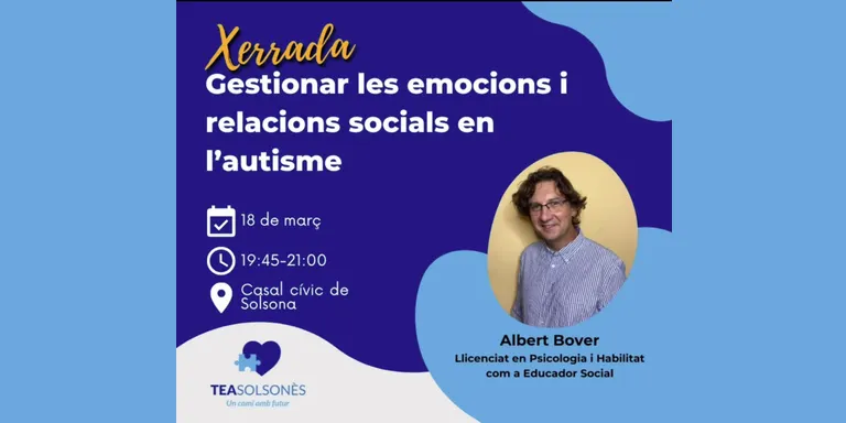 L'associació TEA Solsonès organitza una xerrada