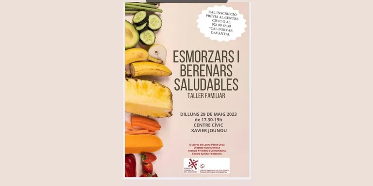 El Centre Sanitari organitza un taller familiar sobre esmorzars i berenars saludables