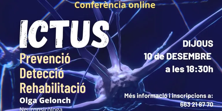 Conferència sobre l'ictus amb la neuropsicòloga Olga Gelonch