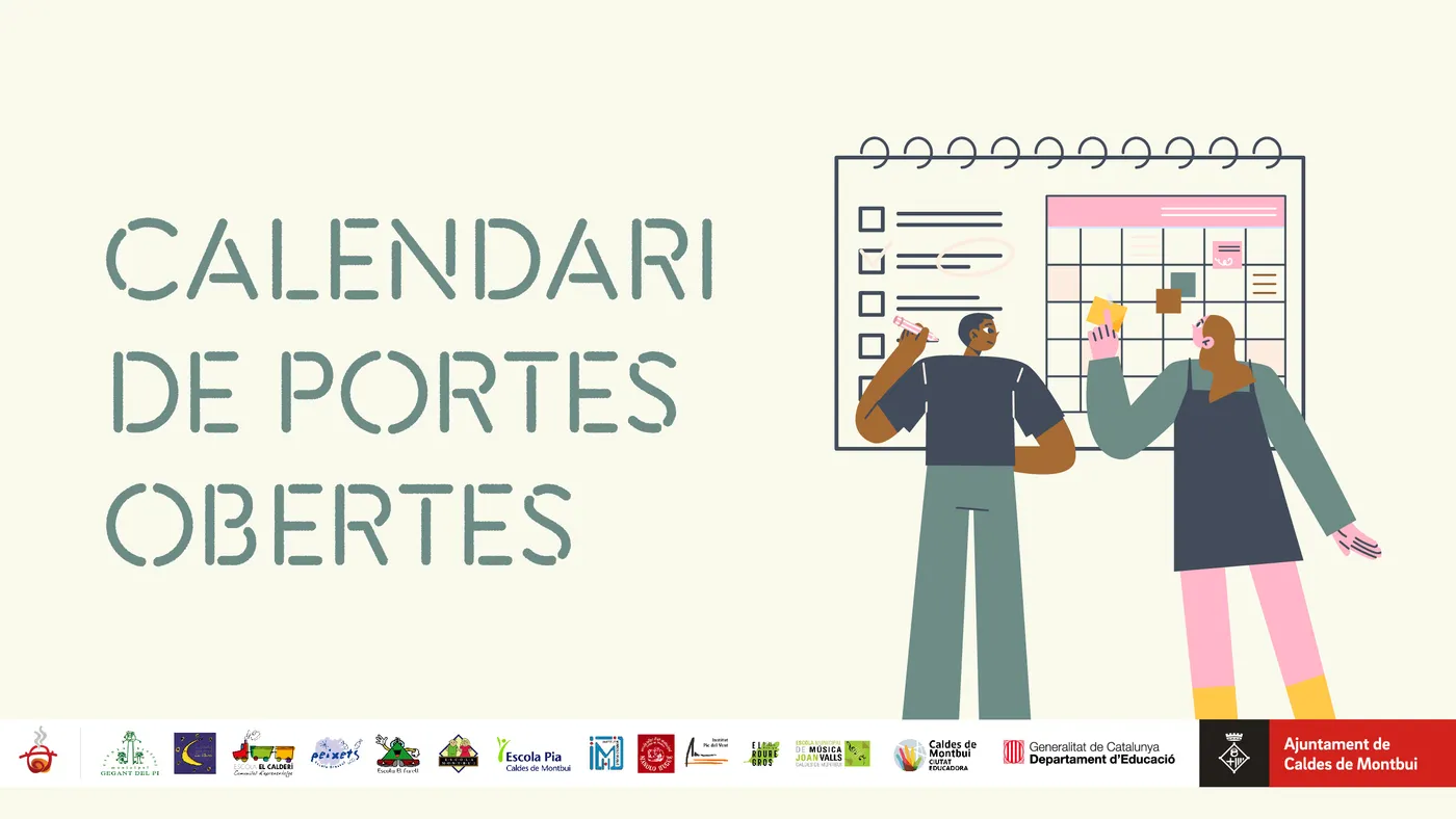 Les jornades de portes obertes dels centres educatius de Caldes ja tenen calendari