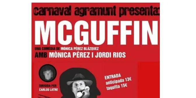 'McGuffin', l'obra de teatre que iniciarà els actes del 33è Carnaval d'Agramunt