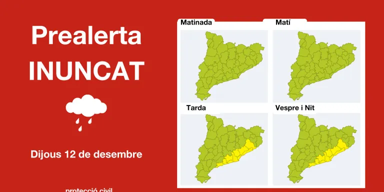 Protecció Civil activa la prealerta del pla Neucat per possibles nevades a cotes baixes a Catalunya