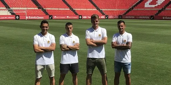 La plantilla del Nàstic tria els quatre capitans per a la temporada 2018-19