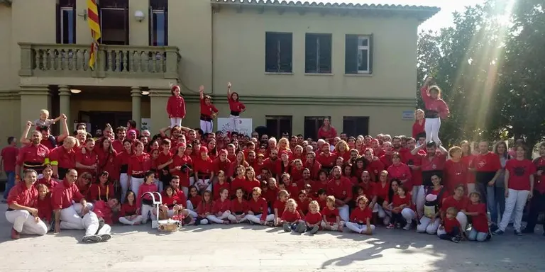 Els Castellers de l'Alt Maresme celebren la V Diada a Santa Susanna