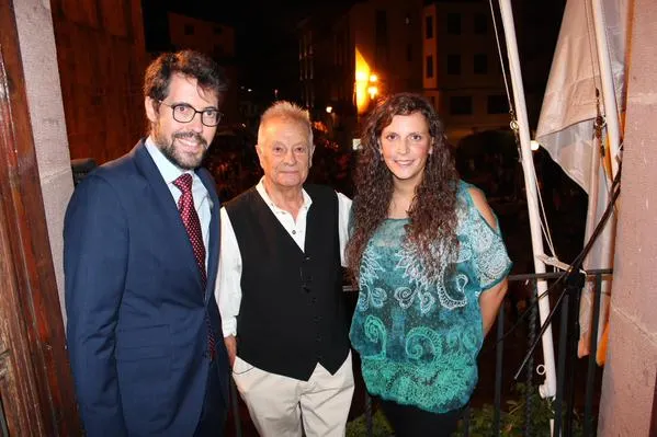 Artur Blasco, amb Albert Batalla i Sílvia Iscla