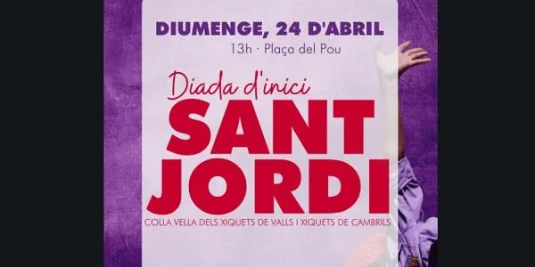 Els Castellers d'Altafulla estrenen temporada a casa, en el marc de la Diada de Sant Jordi