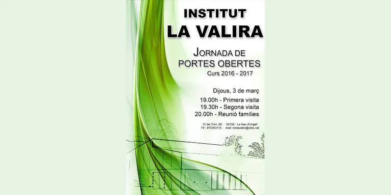 Jornada de portes obertes a l'Institut La Valira de la Seu
