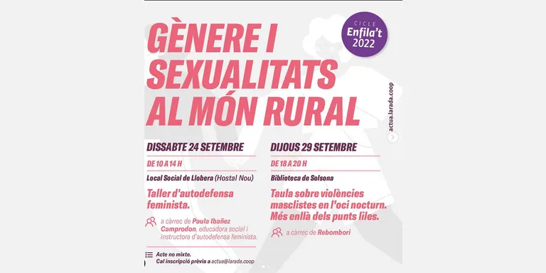 Torna el cicle Enfila't de L'Arada per parlar de Gènere i sexualitats al món rural