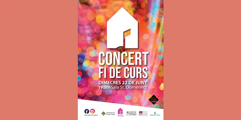 Concert de final de curs de l'Escola Municipal de Música de la Seu d'Urgell