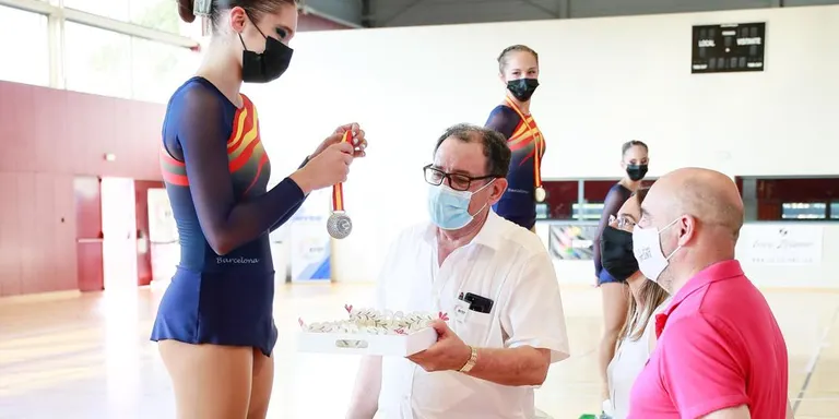 La calderina Elna Francès, subcampiona d'Espanya juvenil de patinatge