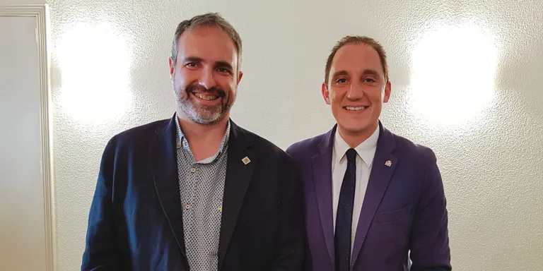 Reunió de Jordi Fàbrega amb José Crespín