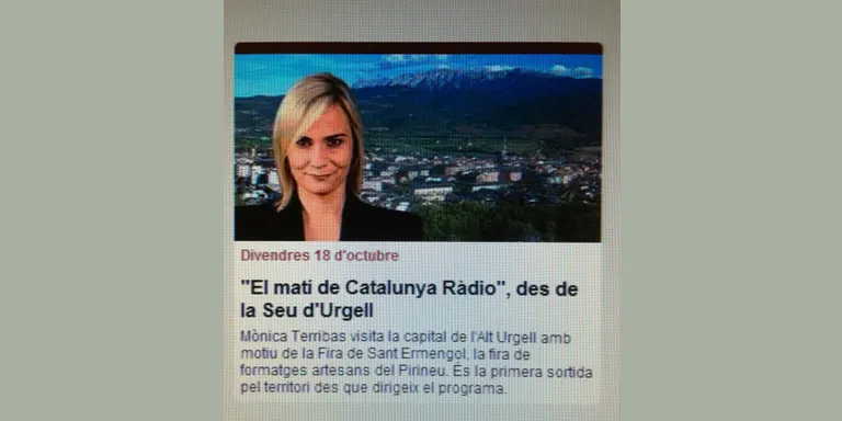 'El matí de Catalunya Ràdio', aquest divendres des de la Seu d'Urgell