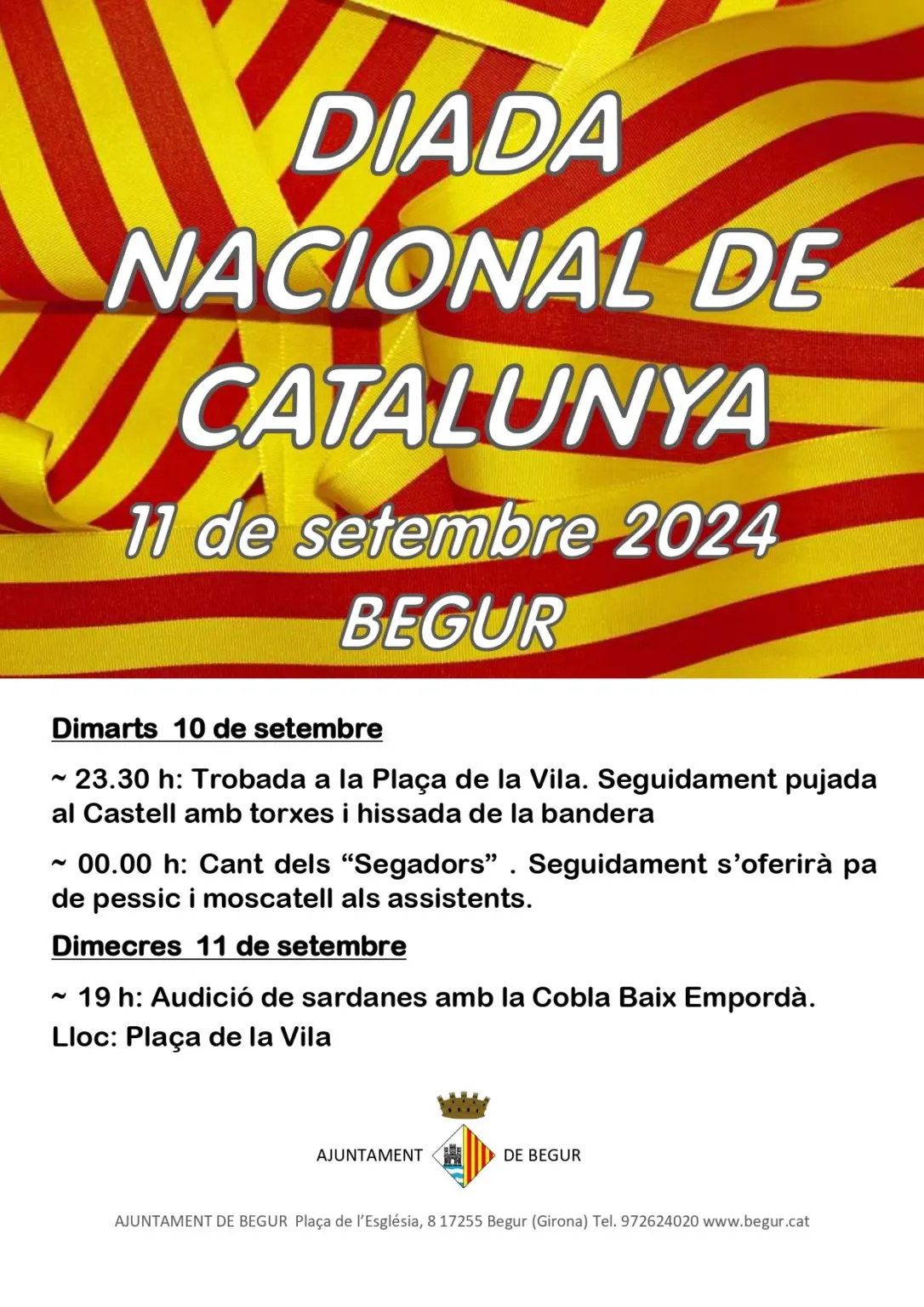 Begur celebra la Diada Nacional de Catalunya