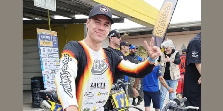 El pilot Gerard Bailo inicia el Campionat del Món de Flat Trak amb una quarta plaça a Terenzano