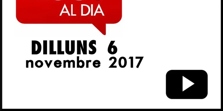 RUBÍ AL DIA dilluns 6 NOVEMBRE 2017