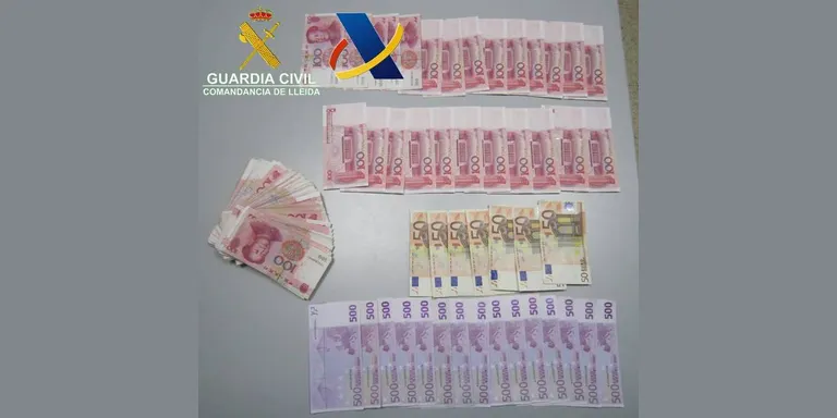 Intervenció de 41.196 euros en divises a la Farga de Moles