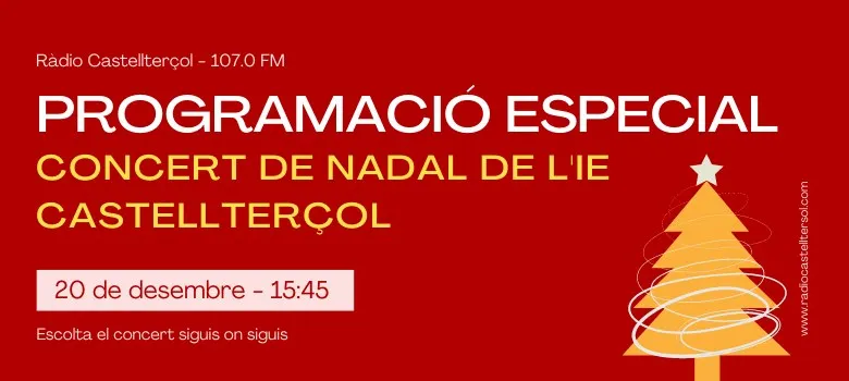 Concert de Nadal de l’IE Castellterçol