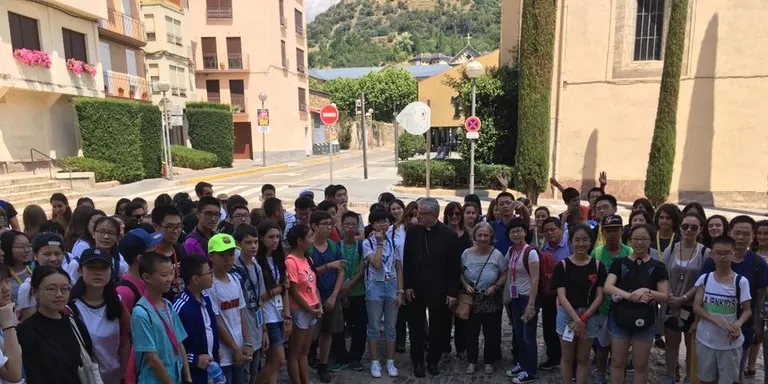 Estudiants xinesos visiten la Seu d'Urgell en el marc d'un intercanvi internacional