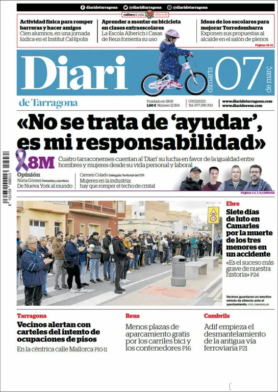 Consulta les portades dels diaris d'aquest 7 de març