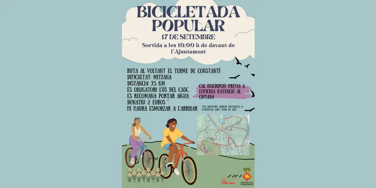 Obertes les inscripcions per a la Bicicletada Popular del 17 de setembre