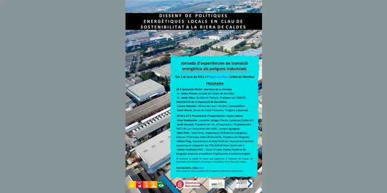 Caldes serà la seu d’una jornada sobre experiències de transició energètica als polígons industrials