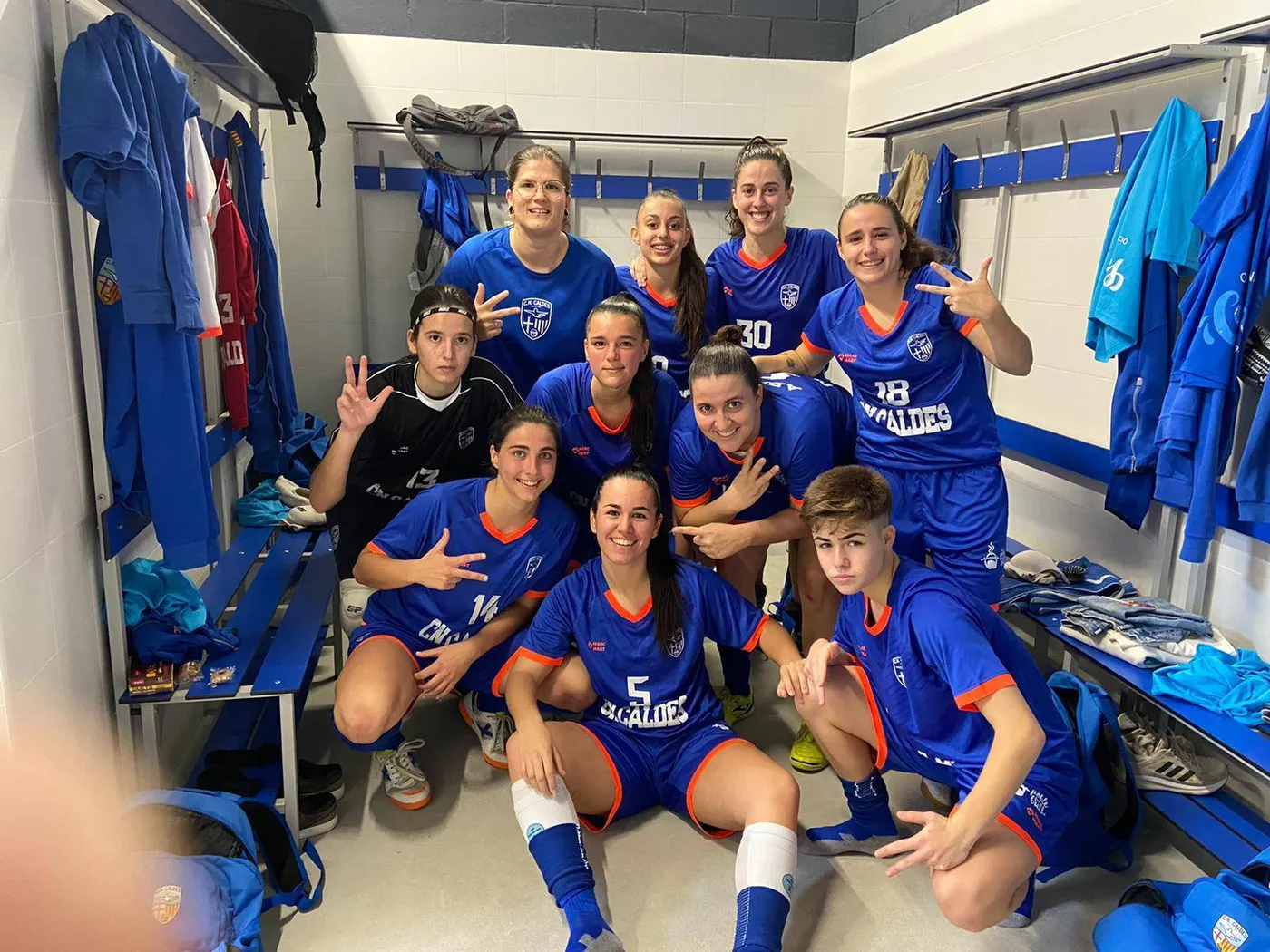 Exhibició del CN Caldes de futbol sala femení, que apallissa el Zaragoza B per 9-1, obté el sisè triomf en sis partits i reforça el liderat