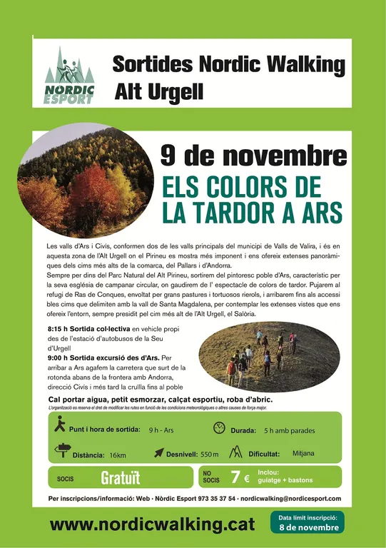 Sortida de marxa nòrdica a Ars