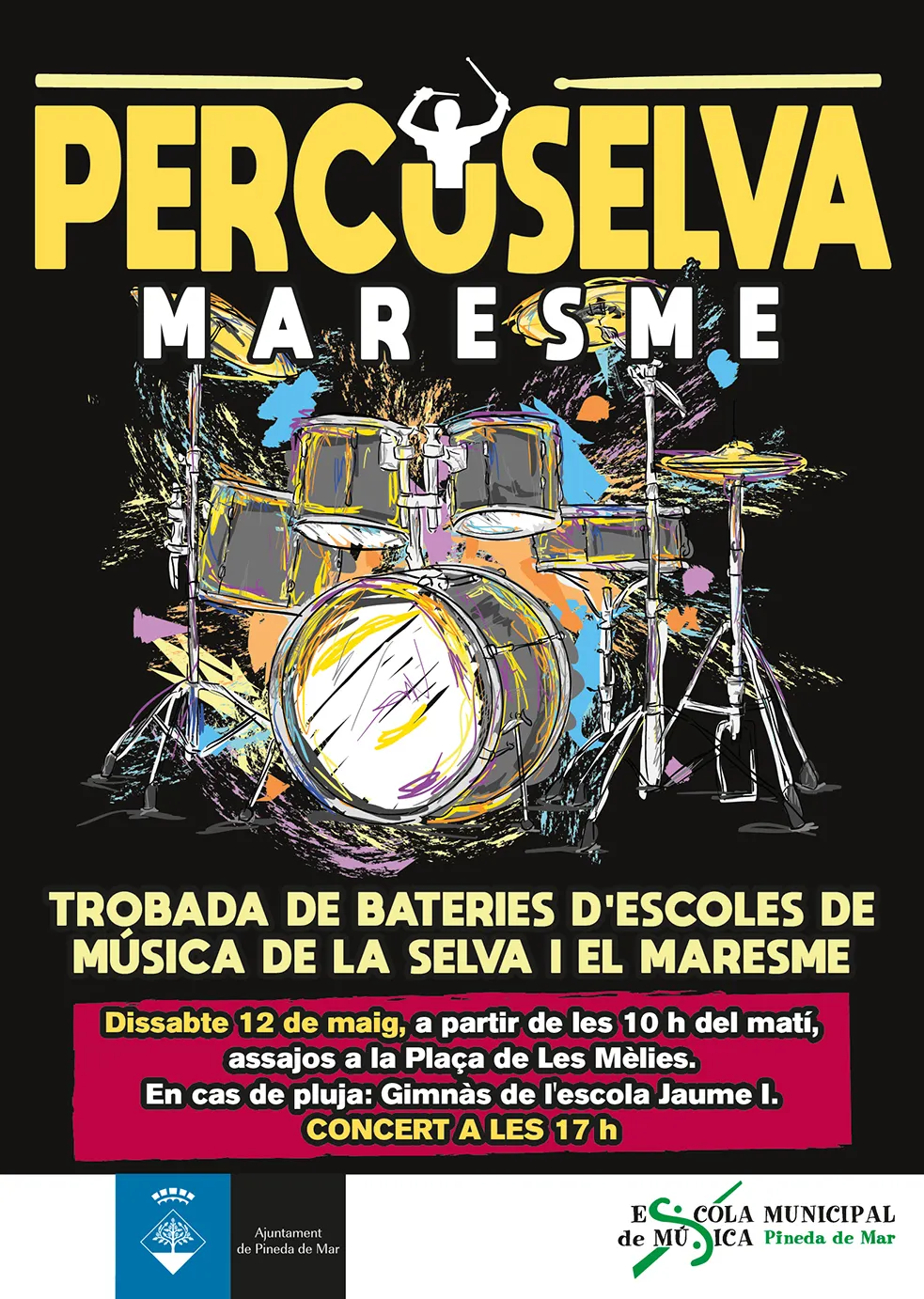 L'Escola de Música, amb col·laboració de l'Ajuntament, ha organitzat la III PERCUSELVA-MARESME