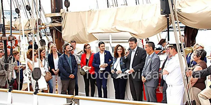 Damià Calvet i Mercè Conesa assisteixen a la fira Maresmar