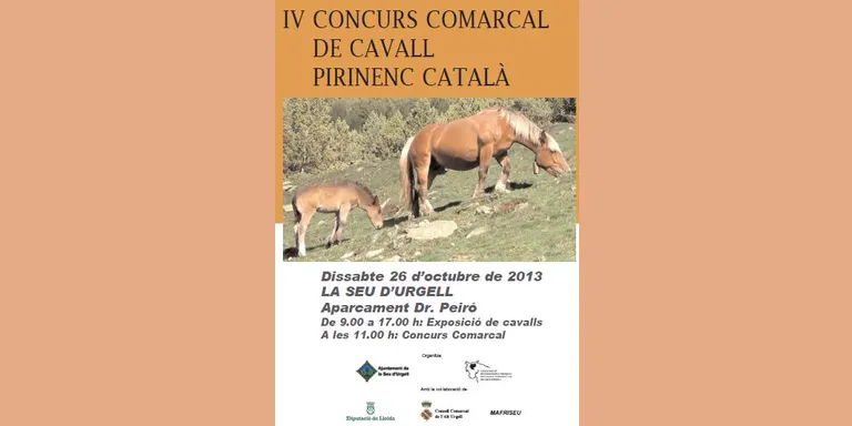 La Seu acull aquest dissabte el 4t Concurs Comarcal de Cavall Pirinenc Català