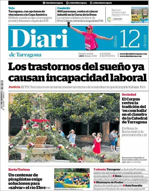 Consulta les portades dels diaris d'aquest 11 de juny